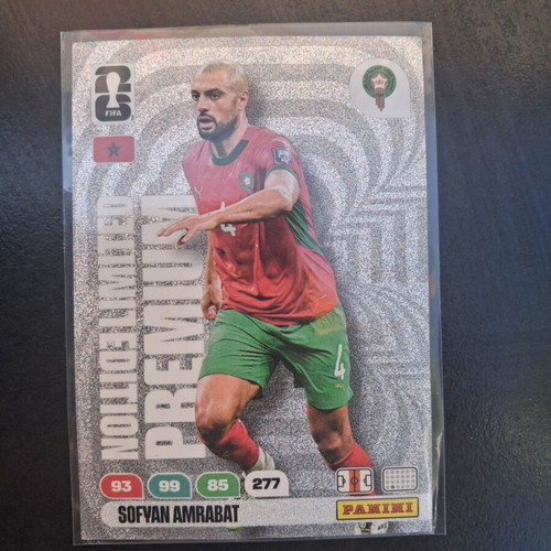 Sofyan Amrabat World Cup 2026 Limited Edition Premium card