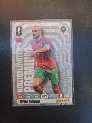 Sofyan Amrabat World Cup 2026 Limited Edition Premium card