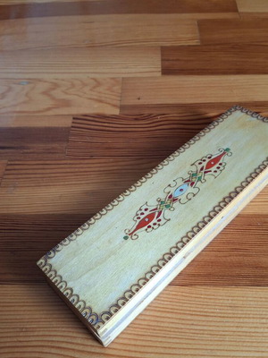 Vintage wooden case new