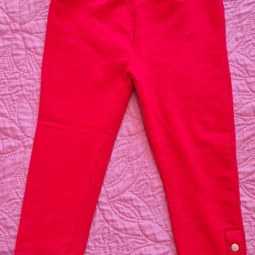 Winter leggings pusblu size 92 cm 2 years red
