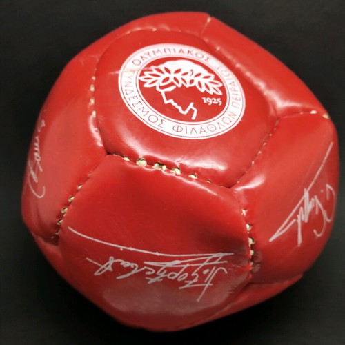 Olympiacos ball used collectible mini