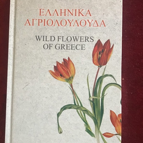 Wild Flowers of Greece hardcover calendar 2014 like new