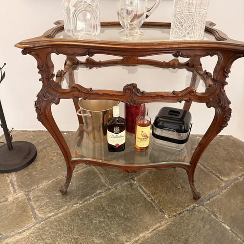 Ottocento bar cart circa 1850, like new