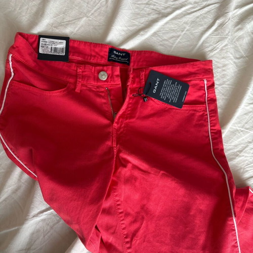 Gant women's pants new, classic, red, size 27
