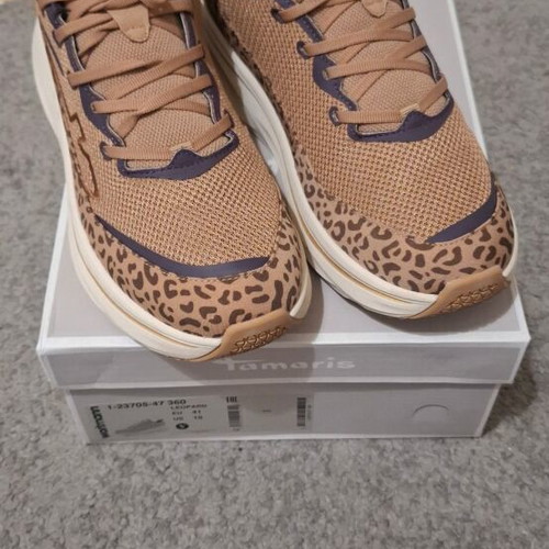 Tamaris athletic shoes size 41, brown and black