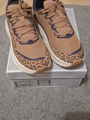 Tamaris athletic shoes size 41, brown and black