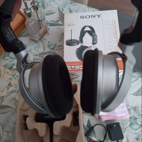 Sony MDR-RF800RK wireless headphones used, for parts or repair