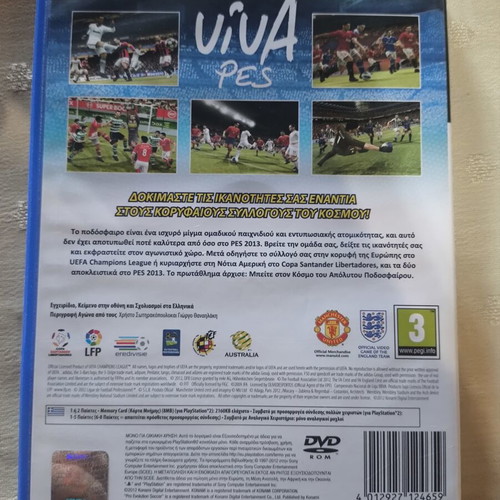 Pro Evolution Soccer 2013 PS2 used