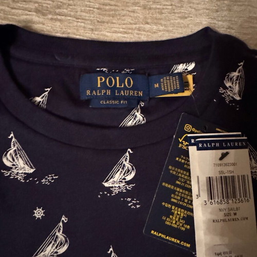Ralph Lauren shirt medium like new, blue
