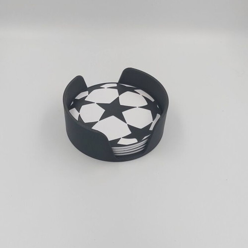 Champion coasters set of 4 with holder new