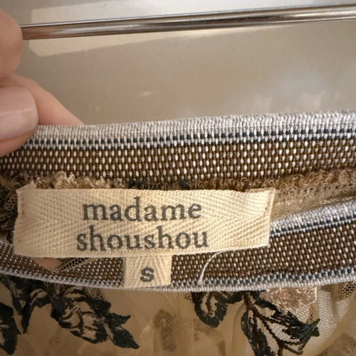 Madame Shou Shou skirt new, tulle with embroidery and sequins, beige