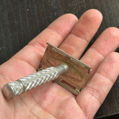 Gillette Vintage Metal Safety Razor used