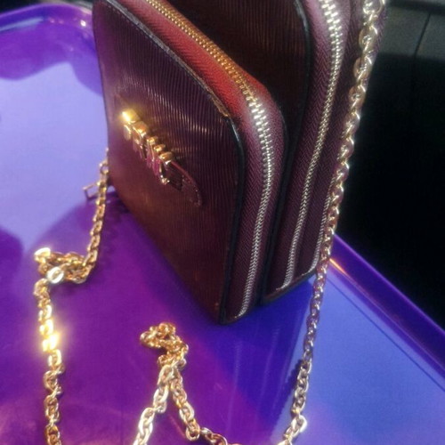 FRNC shoulder bag new, bordeaux, eco leather