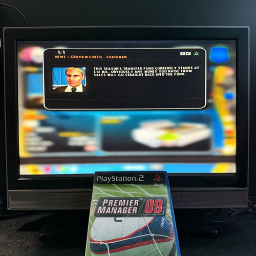 Premier Manager 09 PS2 game used