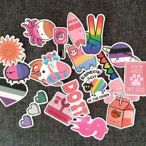 Pride LGBTQ+ stickers new, over 20 pieces