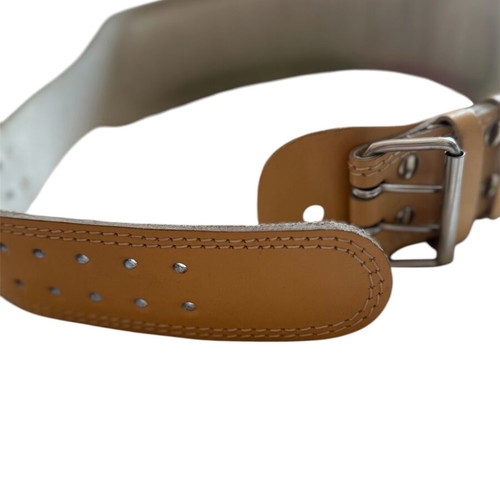 Weightlifting belt made of leather like new, size large