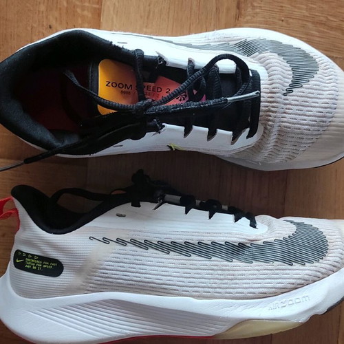 Nike Air Zoom Speed 2 running shoes size 38 used, white with multicolor details