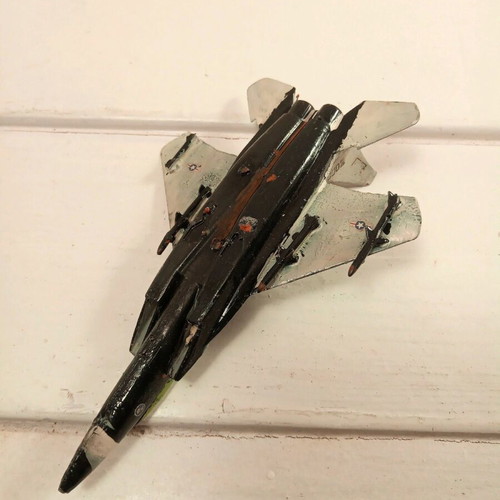 Model airplane used, hand-painted plastic