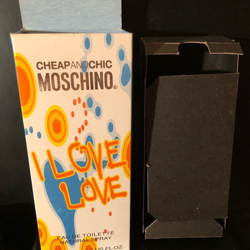 Moschino Cheap & Chic packaging box used