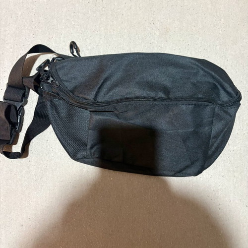 A To Z Greek black crossbody banana bag