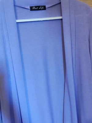 Cardigan like new, light purple, size M