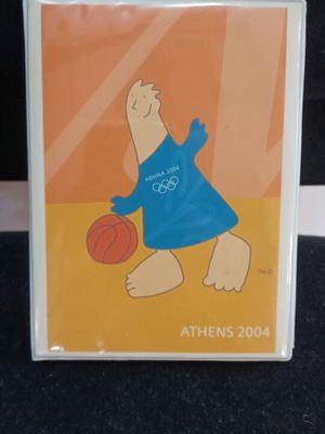 Collectible Athens 2004 photo album with Phoebus basketball mascot new