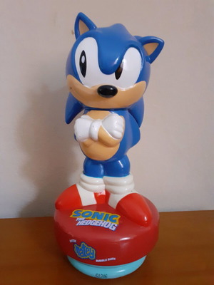 Sonic bubble bath figure 450ml new