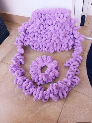 Puffy bag handmade, new
