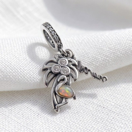 Pandora Miami Dangle Charm new, colorful silver