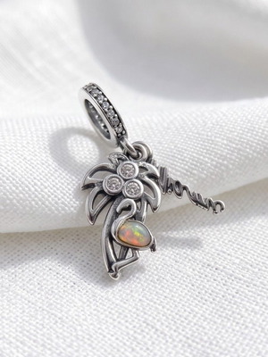 Pandora Miami Dangle Charm new, colorful silver