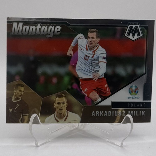 Arkadiusz Milik Mosaic Montage Card like new, Panini UEFA Euro 2021