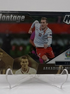 Arkadiusz Milik Mosaic Montage Card like new, Panini UEFA Euro 2021