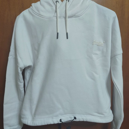 Superdry white hoodie like new, size S