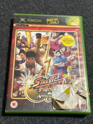 Street Fighter Anniversary Collection Xbox used, action fighting game