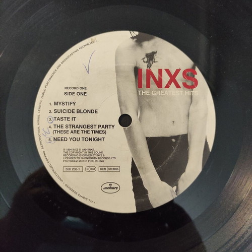 INXS The Greatest Hits 2LP original Greece pressing 1994 like new