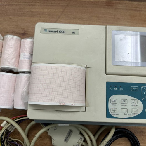 Edan SE-3 Smart ECG used professional 3-channel electrocardiograph with accessories