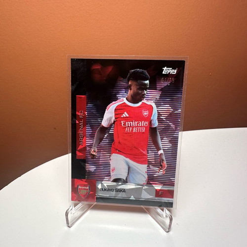 Bukayo Saka 2025-26 Topps Arsenal Team Set Base new