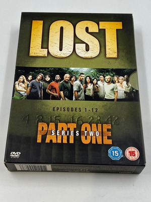 Lost Season 2 Part 1 DVD box set used, episodes 1-12