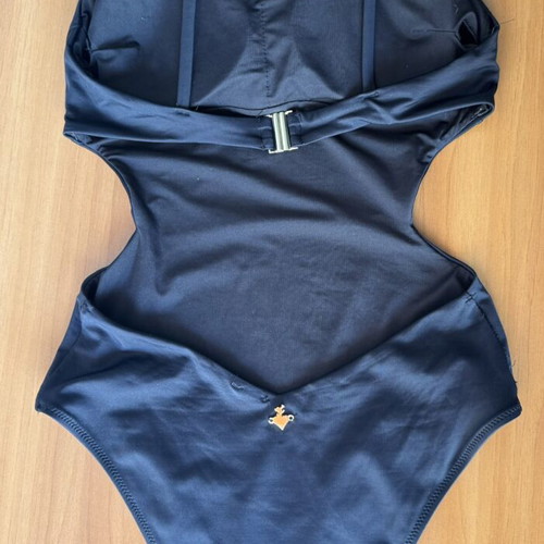SugarFree black women's swimsuit like new, adjustable straps