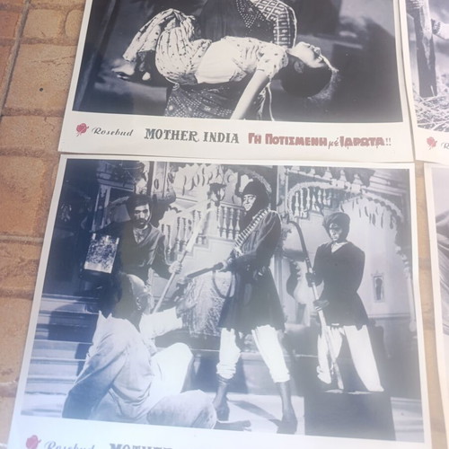 Mother India vintage lobby cards set of 7