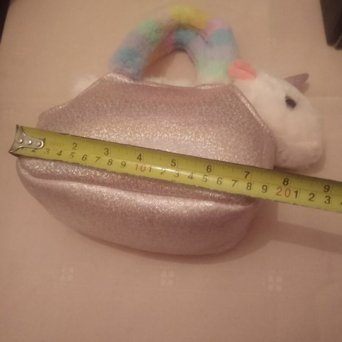 Children's plush bag like new with stuffed animal