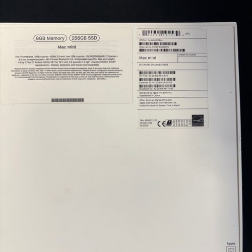 Mac Mini M1 8GB RAM 256GB