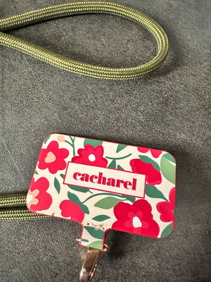 Cacharel keychain new with long strap