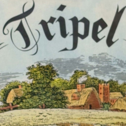 Tripel Karmeliet promotional sign