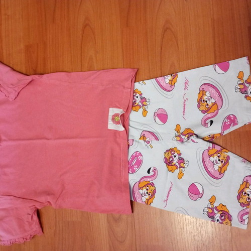 Summer set for girl 4-6, like new, pink