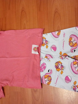 Summer set for girl 4-6, like new, pink