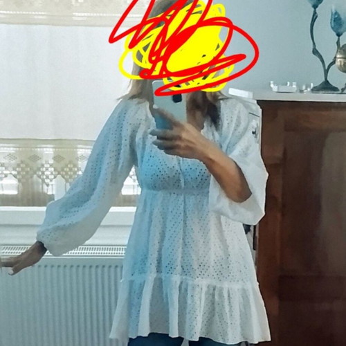 Tunic dress like new, guipure, versatile wear