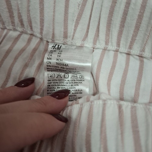 H&M pajama pants like new, thick fabric