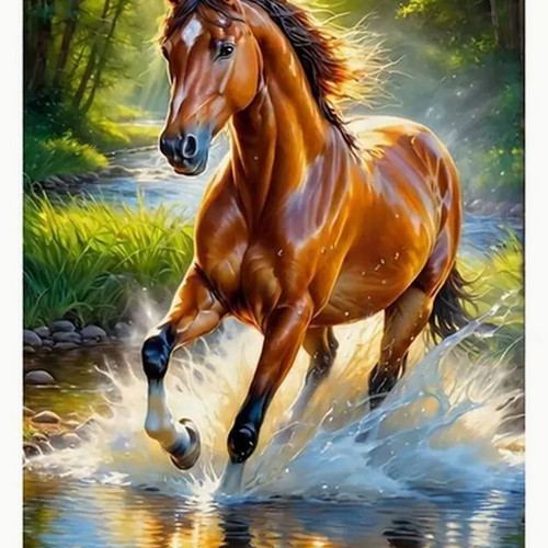Diamond Painting Kit Divine Horse New