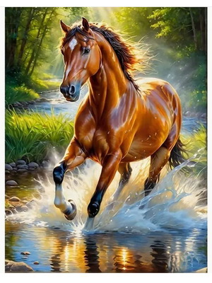 Diamond Painting Kit Divine Horse New